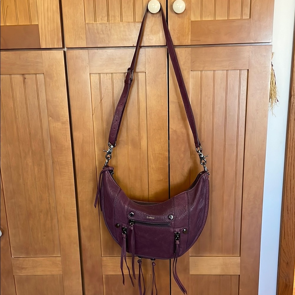 Purple botkier Leather Shoulder Bag